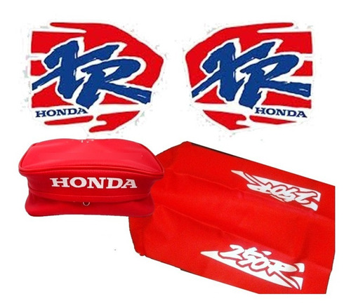 Kit De Calcos + Funda Asiento + Bolso Honda Xr250 Xr 250r 94