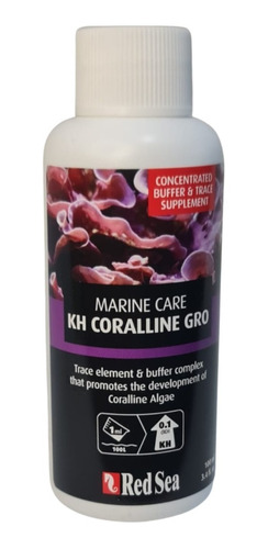 Kh Coralline Gro 100ml Red Sea Crecimiento Coralina Buffer