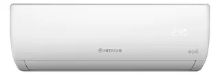 Aire Acondicionado Split Hitachi 3200w Frio Calor Clase A Color Blanco