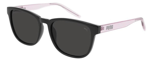 Óculos De Sol Puma  Unissex Policarbonato Preto Puma Eyewear Cor Da Haste Rosa