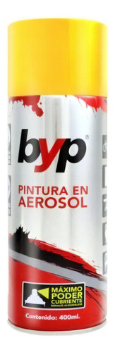 Pintura En Aerosol Byp Color Amarillo Canario 400ml