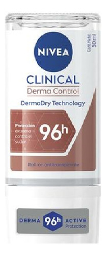 Nivea Desodorante Roll On Femenino Derma Control 50ml