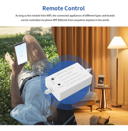 Módulo De Disyuntor Inteligente App Control Wifi Rf433