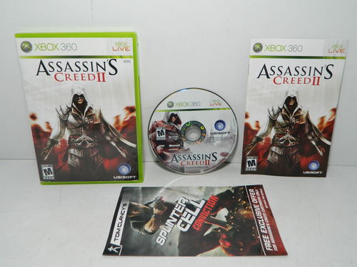 Assassin's Creed Ii 2 Edição Padrão Xbox 360 Físico -loja Rj (Usado)