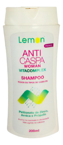  Shampoo Anticaspa Vitacomplex Woman 200ml Lemon