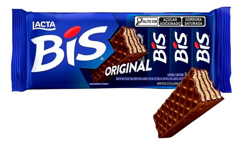 Caja Oblea Bis Original - 16 Unidades