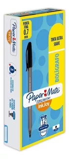 Boligrafo P/fino 0.7mm Paper Mate 1903810 Negro Kilometrico