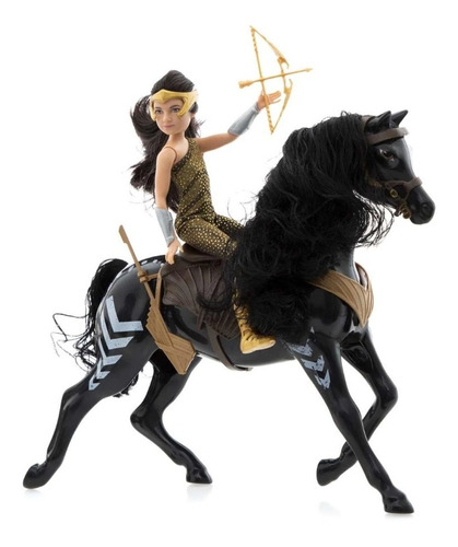 Mujer Maravilla Diana Joven Con Caballo Ww84 Mattel 