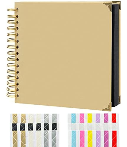 Scrapbook Photo Album 8  X 8  100pages Small Blank Memo...