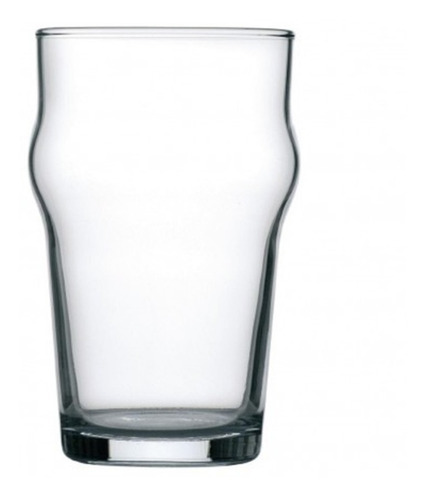 Vaso Cervecero Pinta Inglesa Nonix Apilable Vasos Para Cervecería De Vidrio Templado Ultra Resistentes 580 Ml - Caja X12