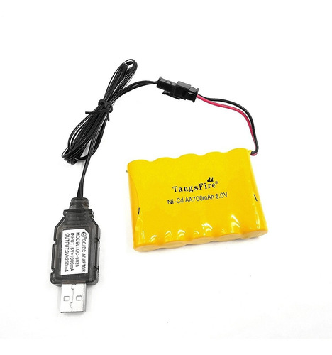 Recargable 6v 700mah Aa Ni-cd Baterías Sm 2p Plug Batería De