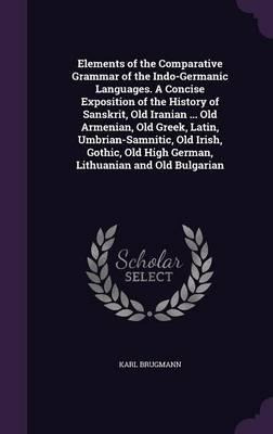 Libro Elements Of The Comparative Grammar Of The Indo-ger...