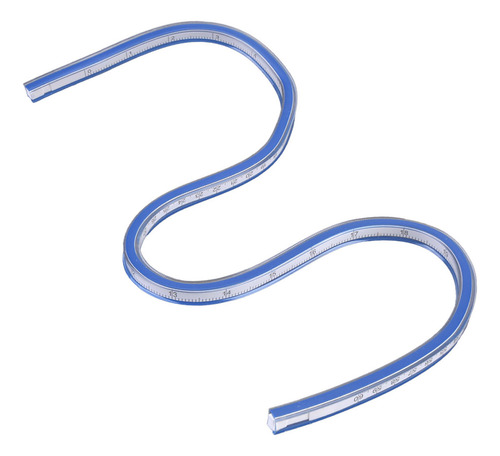 1 Pcs Curva De Plástico Flexible Regla De Regla Drawing