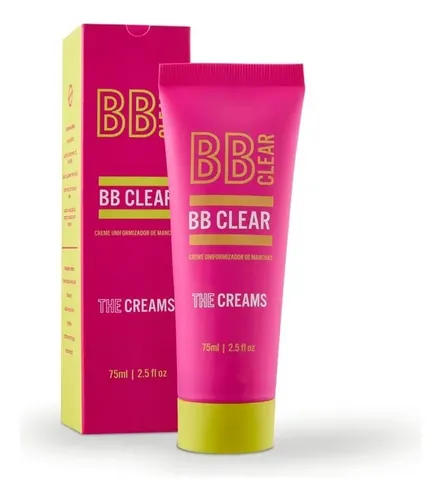 Creme Clareador Uniformizador De Manchas Bb Clear 75 Ml Todo Tipo De Pele Aplicacao Dia E Noite Rosa Mosqueta Beleza Brasileira