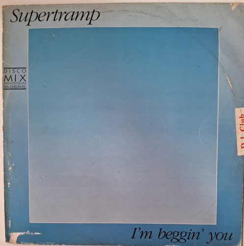 Lp Supertramp I'm Beggin' You (single) (Usado)