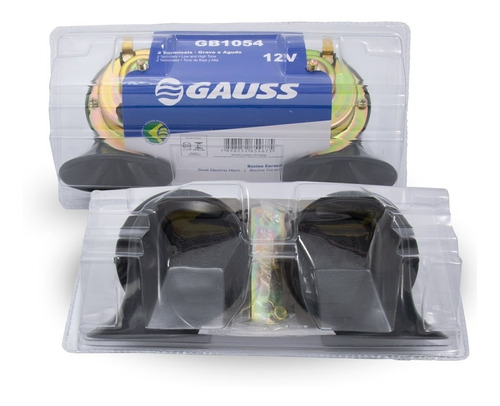 Par Buzinas Caracol Clarina Carro Grave/agudo Original Gauss