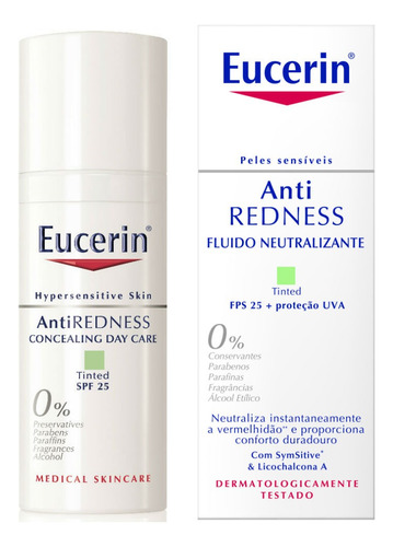 Creme Facial Eucerin Anti-redness Fluído Neutralizante Fps 2