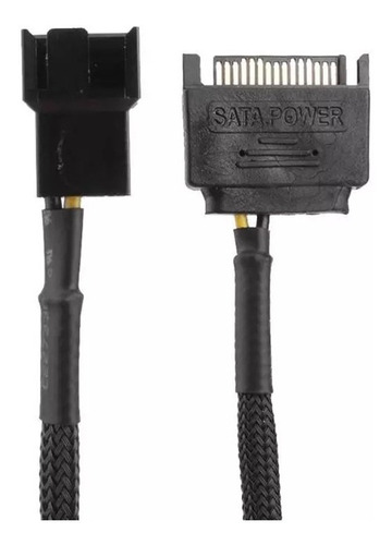 Cable Adaptador De Cooler 3-4 Pines A Enchufe Sata