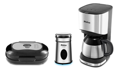 Kit Premium Philco Cafeteira, Moedor E Multi Cook 110v