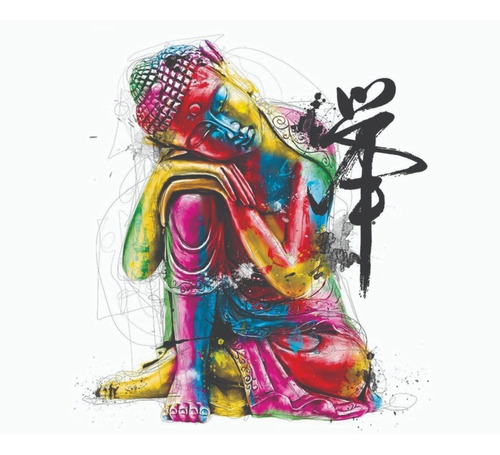 Budha Colores, Canvas Cuadro Decorativo