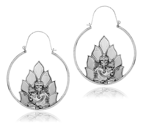 Pendientes De Aro Con Forma De Elefante De Lord Ganesh Idol