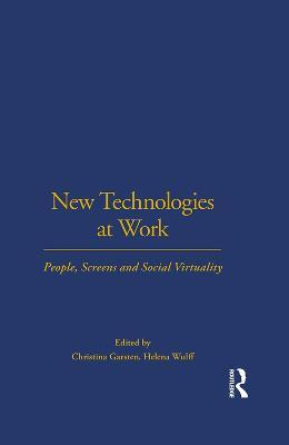 Libro New Technologies At Work - Christina Garsten