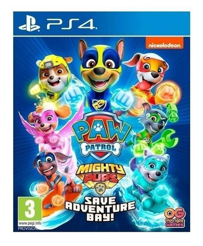 Paw Patrol: Mighty Pups Save Adventure Bay  Standard Edition Outright Games PS4 Digital