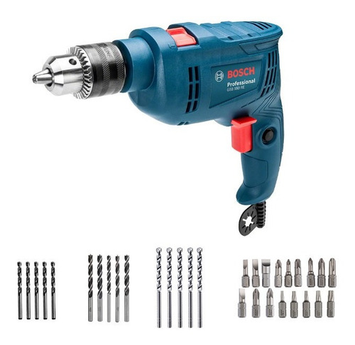 Taladro Percutor Bosch Gsb 550 Re 550w + 34 Acc