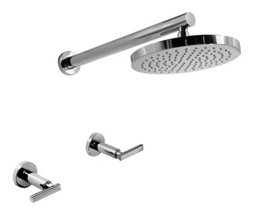 Griferia Ducha Sin Transferencia Hidromet Flat Cromo Lever