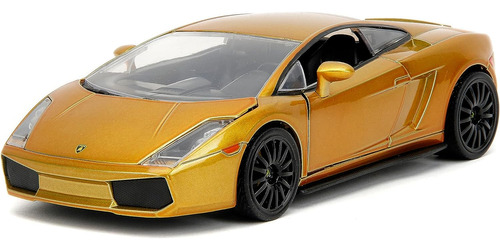 Fast & Furious Fast X 1:24 Gold Lamborghini Gallardo Die-...