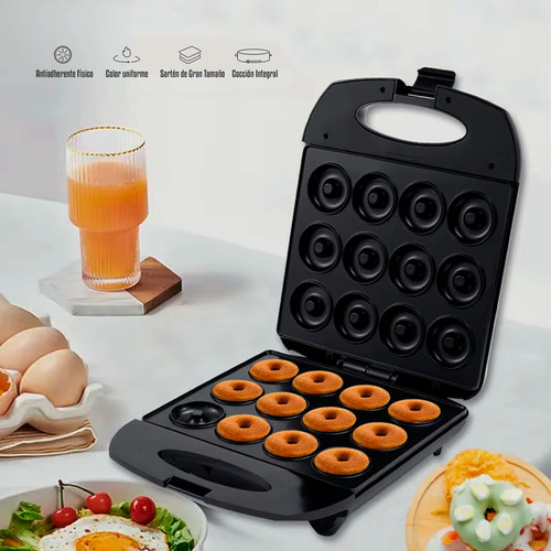 Donera Eléctrica 12 Donas Caseras Fáciles Y Esponjosas En Stock