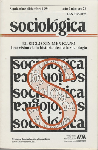 Revista Sociológica No. 26