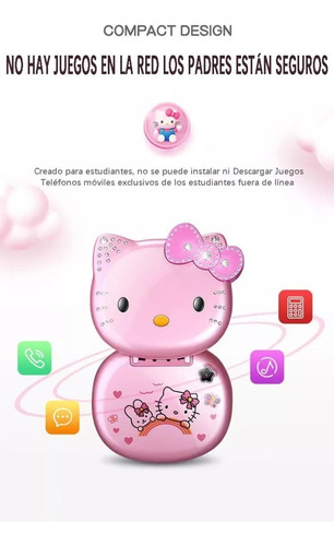 Nuevo Teléfono Plegable De Dibujos Animados De Hello Kitty