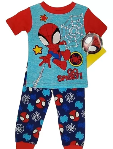 Pijama Spiderman Buzo + Pantalón - Preescolar, PIJAMAS