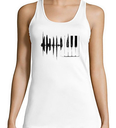 Musculosa Piano Dibujo Musica Arte Teclas