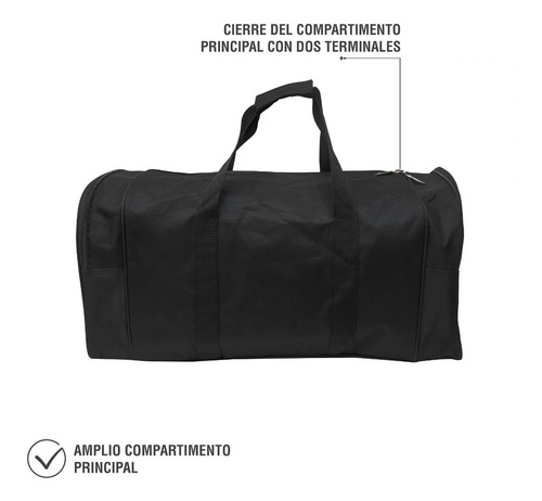 Imagen 5 de 7 de Bolso Viaje Grande Reforzado Urbano Deportivo Hombre Mujer