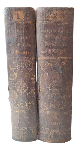 Libro Antiguo Diccionario Geográfico Universal 1860