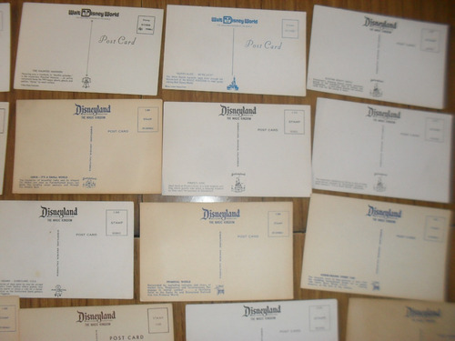 Lote 26 Postales Disneylandia Años 60
