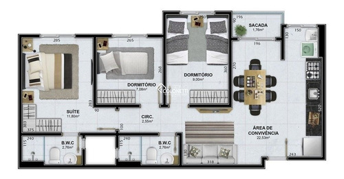 Imagem 2 de 8 de Apartamento - Santa Augusta - Ref: 1787 - V-1787