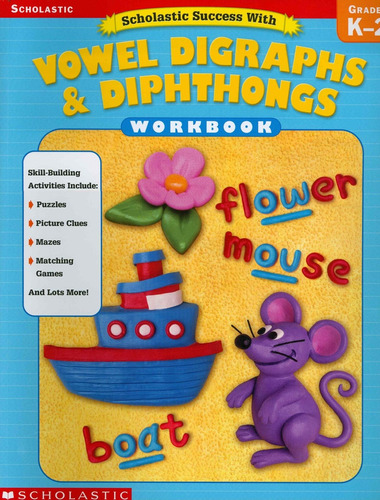 Vowel digraphs & diphthongs WB - Grades k-2, de Robin, Wolfe. Editora Distribuidores Associados De Livros S.A., capa mole em inglês, 2004