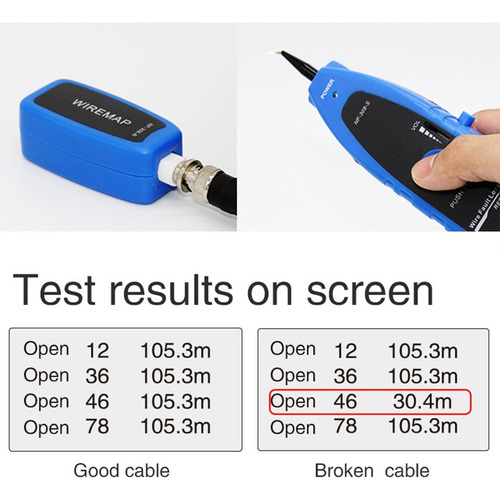 Red Ethernet Lan Tester Tracker Teléfono 5e 6e Rj45 11
