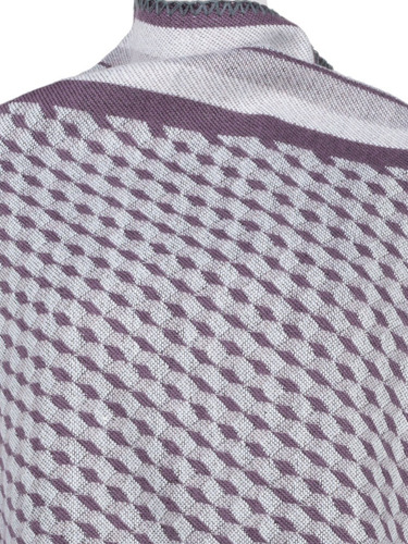 Imagen 8 de 10 de Poncho, Capa, Chal, Mañanita, Cuadros Bicolor, Larga.