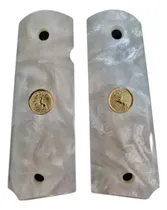 Comprar Cachas Nacaradas Blancas Con Moneda Dorada Colt 1911 38 45