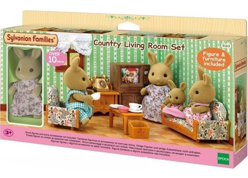 Sylvanian Families Sala De Estar De Conejos 5163