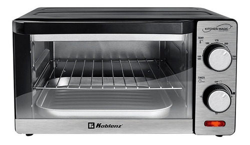 Imagen 1 de 3 de Horno de mesa eléctrico Koblenz HKM-1000 10L acero inoxidable 120V