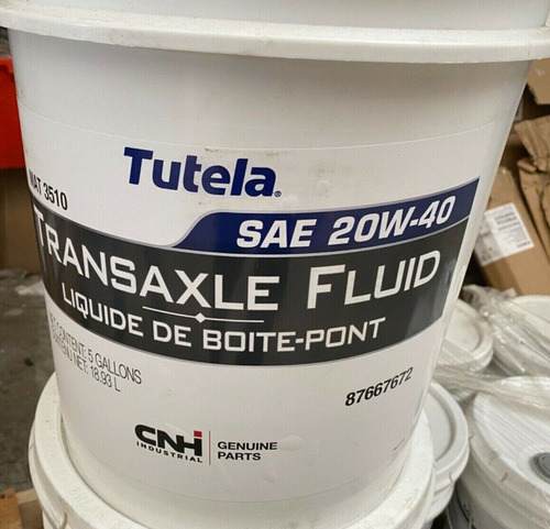 New Holland Cnh / Tutela 20w-40 Transaxle Fluid 5 Gallon Mmq