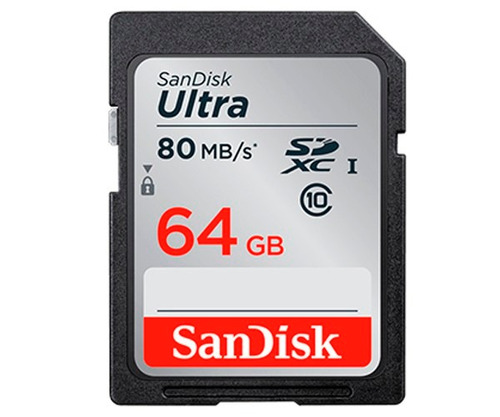 Sandisk Sd Ultra 80mb/s Clase 10 64gb Garantia Oficial Peru