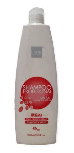 Shampoo Profesional Sin Sal Manzana Lmar - mL a $23