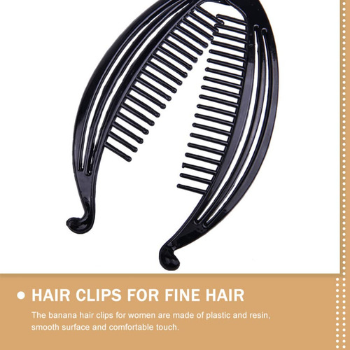 9 Uds. Pinzas Para El Pelo De Plátano Con Forma De Pinzas .