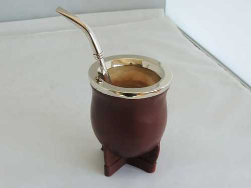 Imagen 1 de 7 de Mate Uruguayo Camionero Premium En Alpaca / En Colores